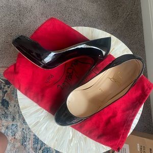 Size 39, Christian Louboutin black pumps